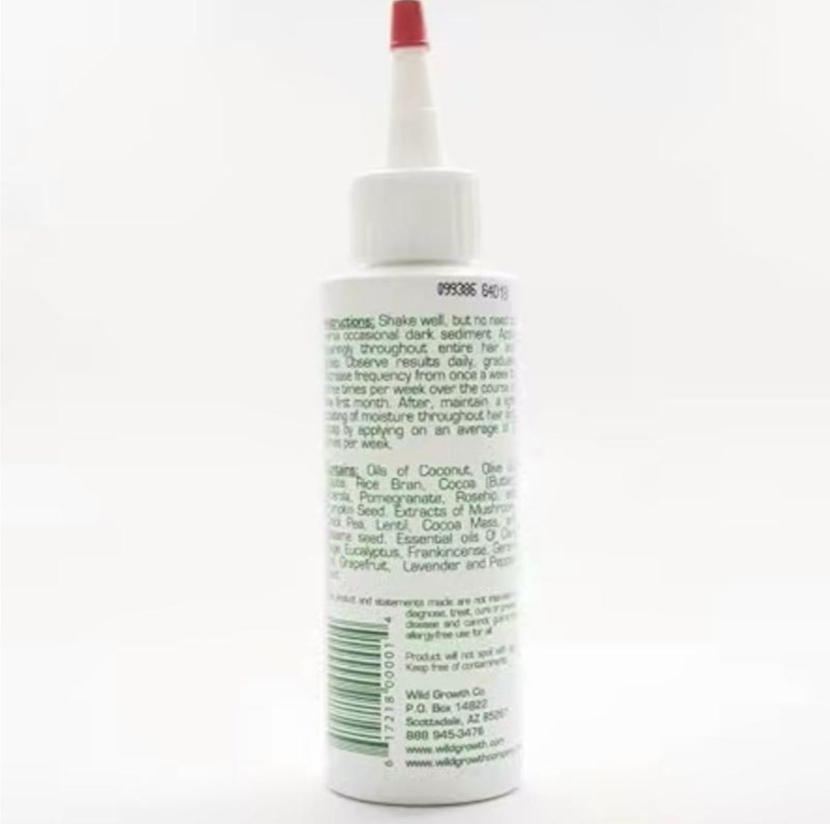 Wild Growth Hair Oil 4 Oz Haircare Blend Pomegranate Pumpkin Comfort